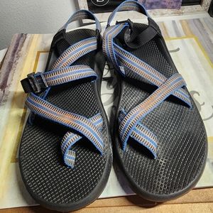 Chaco Mens Z2 Classic Sport Sandal Blue Line Sz 13 in good condition